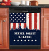 911 Never Forget Dishwasher Cover US Patriot Day Never Forget Decal Kitchen Decor Home Decor HT