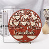 Personalized Hanging Hearts Family Names Sign Frame Mothers Day Decor Home Decorations Mom Grandma Gifts HT