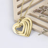 Personalized Family Names Heart Mothers Day Necklace Mom Jewelry Gift For Mom Grandma Wife HT