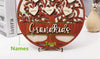 Personalized Hanging Hearts Family Names Sign Frame Mothers Day Decor Home Decorations Mom Grandma Gifts HT