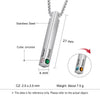 Personalized Bar Name Mothers Day Necklace With Birthstones Mom Jewelry Gift For Mom Grandma Wife HT