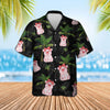PIG TROPICAL COCONUT TREES HAWAIIAN SHIRT