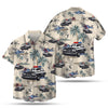 Thin Blue Line Hawaii Shirt POLICE CARS SEAMLESS PATTERN HAWAIIAN SHIRT
