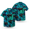 BLACK COW LEAFY HAWAIIAN SHIRT