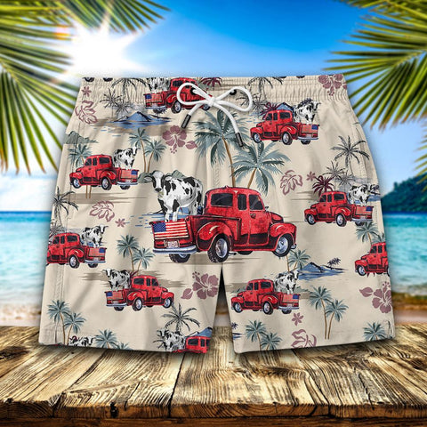 FARM TRUCK VINTAGE HAWAIIAN SHORT Men Hawaii Shorts