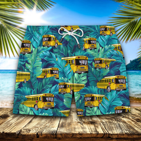 FLAT NOSE SCHOOL BUS HAWAIIAN SHORT Men Hawaii Shorts