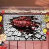 DEVIL FROM HELL 3D DOORMAT