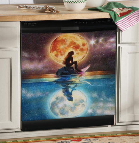 Mermaid 01 Dishwasher Cover, Gift for Mom, Mothers Day Gift