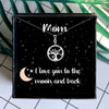 Mom Tree Of Life Mothers Day Necklace Mom Jewelry Gift Card For Her, Mom, Grandma, Wife HT