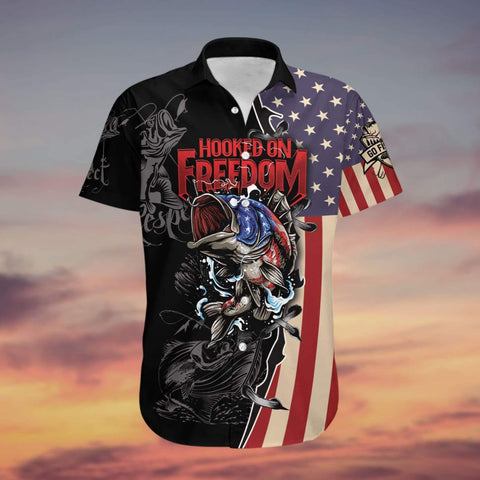 Hooked on freedom Fishing Hawaii Shirt