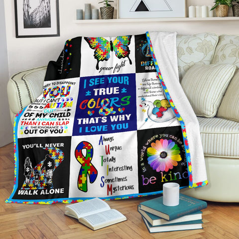 I SEE YOUR TRUE COLOR PREMIUM BLANKET