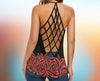 Hello darkness my old friend Criss-Cross Tank Top HN