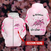 Turtle Breast Cancer In October We wear pink Hoodie Black & Pink 3D Custom TTM