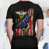 Nurse Symbol Behind USA Flag Shirt, Caduceus Medical Symbol Shirt, Hand Pulling American Flag Shirt, Nursing Shirt, Gift For Nurse