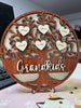 Personalized Hanging Hearts Family Names Sign Frame Mothers Day Decor Home Decorations Mom Grandma Gifts HT