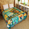Surfing Beaches To The Ocean I Go Quilt Blanket