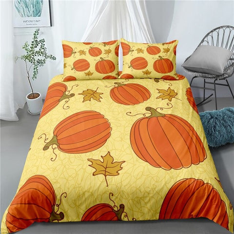 Happy Thanksgiving Bedding Set Bedspread Duvet Cover Set Home Decor ND