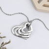 Personalized Family Names Heart Mothers Day Necklace Mom Jewelry Gift For Mom Grandma Wife HT