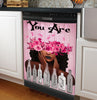 Breast Cancer Dishwasher Cover Kitchen Decor Farmhouse Decorations HT