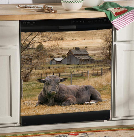 Angus Cattle Farm Dishwasher Cover Angus lover Gift, Angus Gift Idea, Angus Knowledge Dishwasher Cover HT