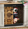 Three Cows Christmas Dishwasher Cover Farm Animals Kitchen Decor Christmas Home Decor Xmas Gifts HT