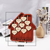 Personalized Hanging Hearts Family Names Sign Frame Mothers Day Decor Home Decorations Mom Grandma Gifts HT