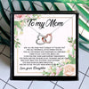 Double Heart Chain Mothers Day Necklace Mom Jewelry Gift Card For Her, Mom, Grandma, Wife HT