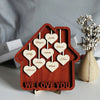 Personalized Hanging Hearts Family Names Sign Frame Mothers Day Decor Home Decorations Mom Grandma Gifts HT