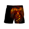 Men Phoenix Shorts Phoenix Tattoo 3D All Over Printed Short by SUN AM200501