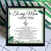 To Mom Shiny Heart Mothers Day Necklace Mom Jewelry Gift Card For Her, Mom, Grandma, Wife HT