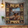 Deer Hunting Quilt Blanket