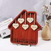 Personalized Hanging Hearts Family Names Sign Frame Mothers Day Decor Home Decorations Mom Grandma Gifts HT