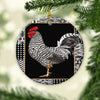 Sussex Rooster Ornament Farm Chicken Ornament Christmas Tree Hanging Ornament Home Decor Xmas Gift For Chicken Lovers HN