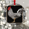 Sussex Rooster Ornament Farm Chicken Ornament Christmas Tree Hanging Ornament Home Decor Xmas Gift For Chicken Lovers HN