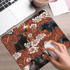 Black Angus Orange Mouse Pad Cattle Mouse Pad Farm Animal Lovers Gift Cute Mouse Mat For Computer HN