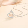 Footprint Heart Mothers Day Necklace Mom Jewelry Gift Card For Her, Mom, Grandma, Wife HT
