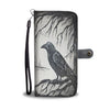 Black Raven Book Wallet Case