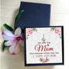 Love Mom Shiny Heart Mothers Day Necklace Mom Jewelry Gift Card For Her, Mom, Grandma, Wife HT