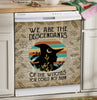 Halloween Witch Girl Dishwasher Cover Kitchen Decor Housewarming Gifts Halloween Gifts HT