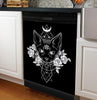 Black Cat Dishwasher Cover, Naughty Cat Dishwasher Cover, Black Cat Home Decor, Gift for New House, Housewarming Gift, Gift for Cat Lovers