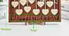 Personalized Hanging Hearts Family Names Sign Frame Mothers Day Decor Home Decorations Mom Grandma Gifts HT