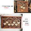 Personalized Hanging Hearts Family Names Sign Frame Mothers Day Decor Home Decorations Mom Grandma Gifts HT