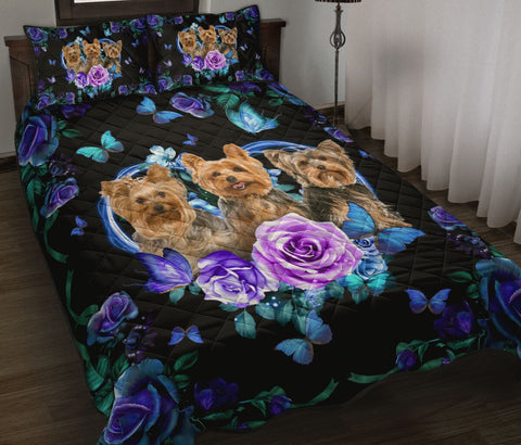 YORKSHIRE TERRIER - QUILT BED SET TT009