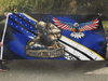 Honor The Fallen - Veterans Flag - Blue