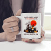 Halloween Cup A Witch Cannot Survive On Self-quarantine Alone, She Also Needs A Dog Personalized Mug Bests Gifts For Halloween Occasion