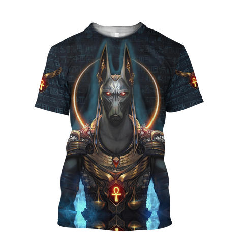 Egyptian Shirt Anubis Face Egypt 3D printed shirts for men and women