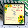 Mother In Law Sunflower Mothers Day Necklace Mom Jewelry Gift Card For Her, Mom, Grandma, Wife HT