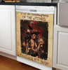 Halloween Witch Girl Dishwasher Cover Kitchen Decor Housewarming Gifts Halloween Gifts HT