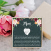 Crystal Wing Heart Mothers Day Necklace Mom Jewelry Gift Card For Her, Mom, Grandma, Wife HT