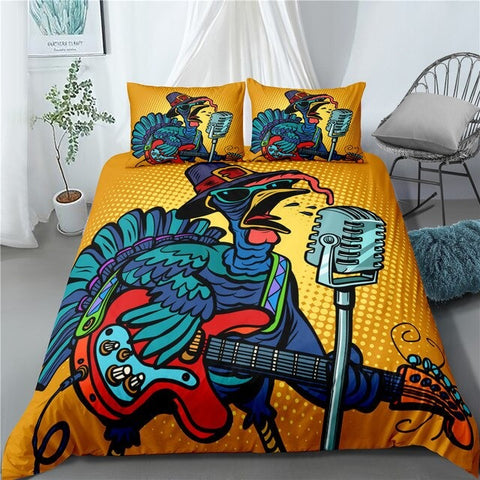 Happy Thanksgiving Bedding Set Bedspread Duvet Cover Set Home Decor ND